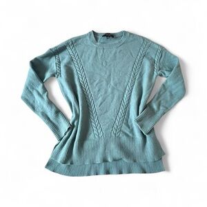 Laundry By Shelli‎ Segal Blue Cowl Neck Sweater
